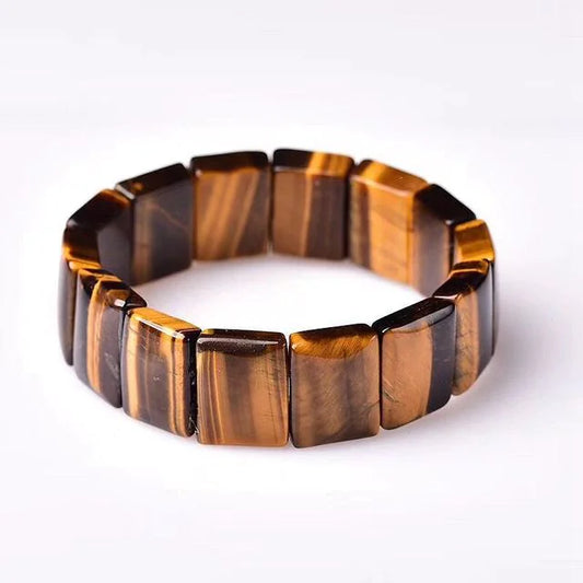 Tiger Eye Stone Bracelet - Natural Handcrafted Jewelry