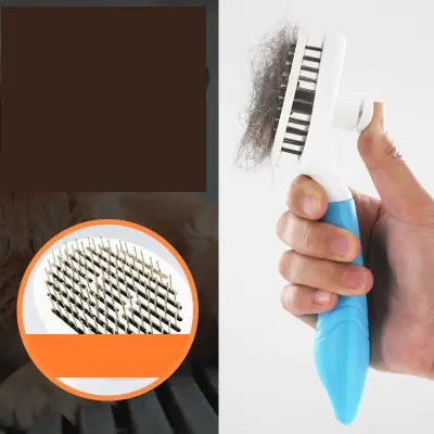 Self-Cleaning Pet Brush for Dogs and Cats