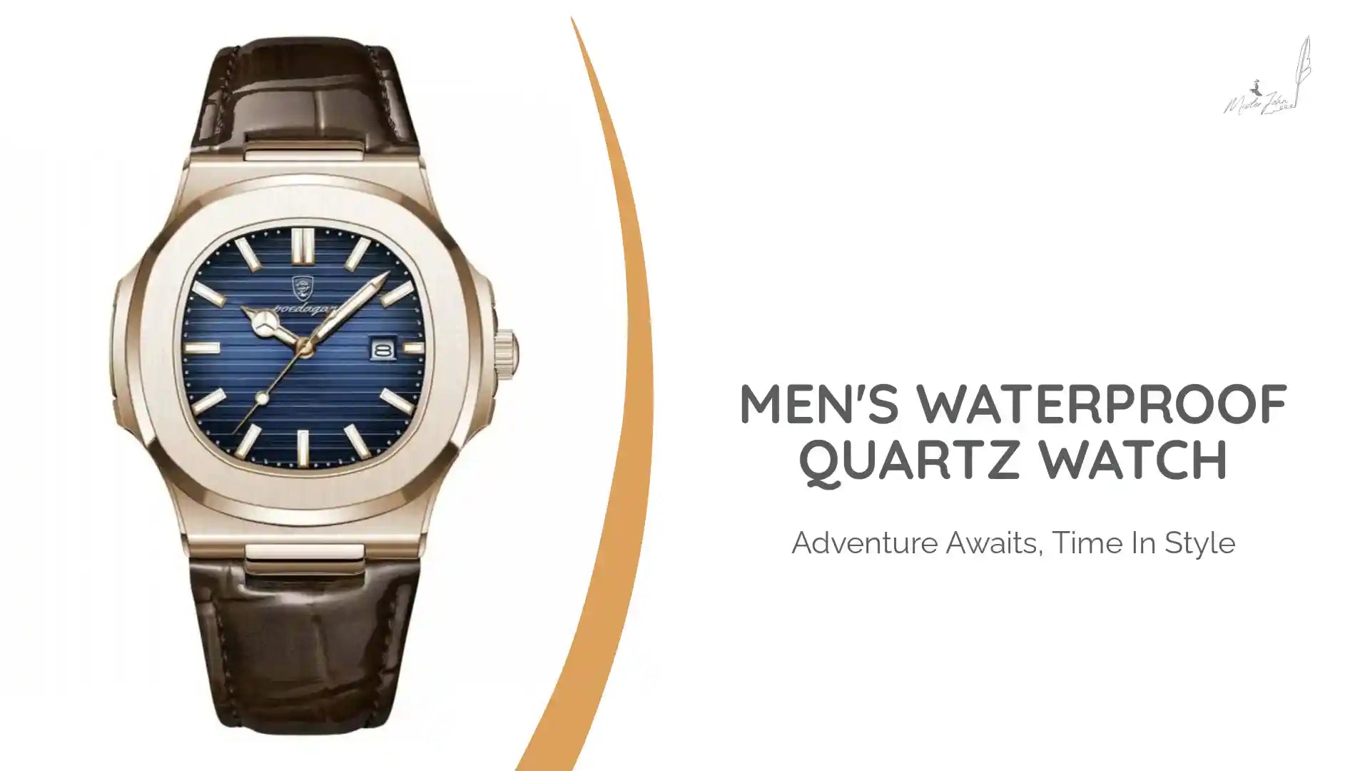 Men&#039;s Waterproof Quartz Watch by@Outfy